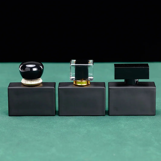 Black Square Perfume Bottle Model H059S50 MB