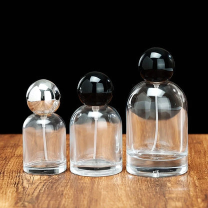 Empty Bottle Perfume Round Body with Ball Cap Model H014R