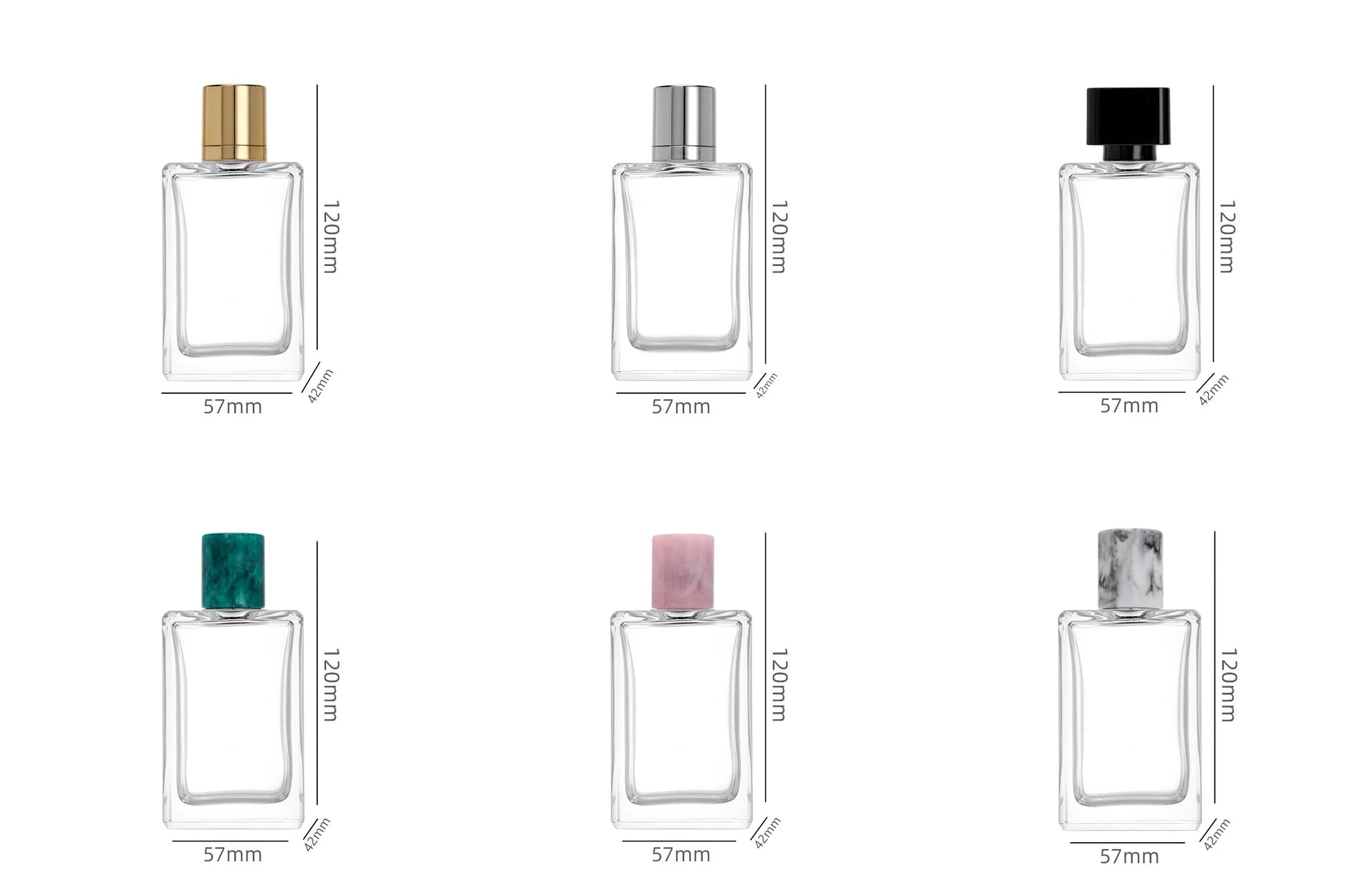 Bulk Perfume Bottle Square Model H105S100