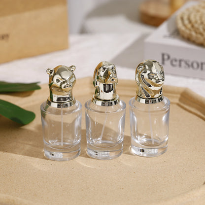 Customizable Perfume Bottles Model H038R30 Animal Head Bottle Cap