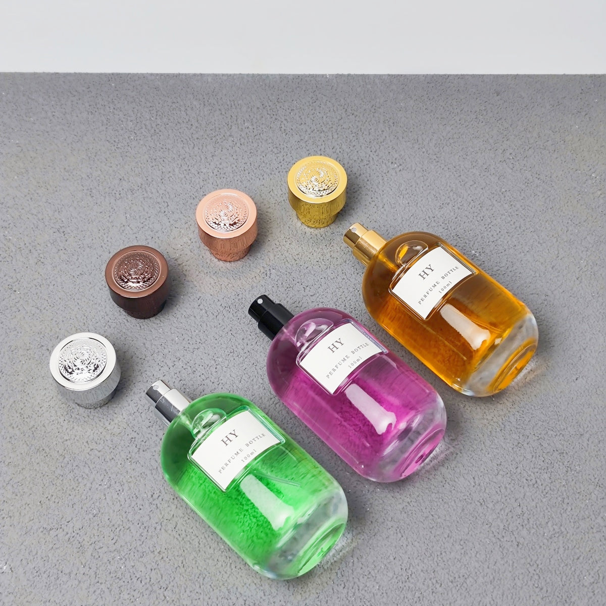 High End 100ml Low MOQ Elegant Custom Perfume Bottles in Stock for Niche Fragrance Brands