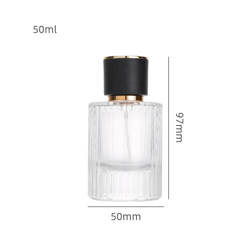 Perfume Bottles Unique Elegant Vertical Stripes Model H091R