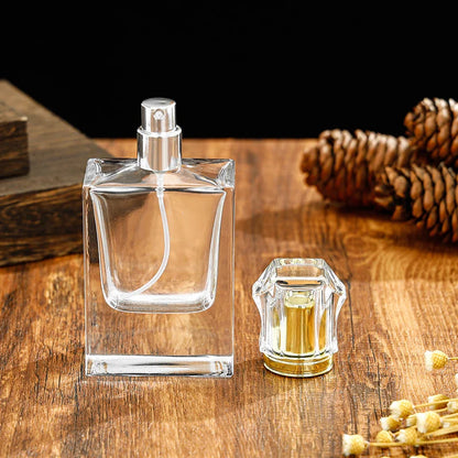 50ml Empty Fragrance Bottles Luxurious Square Model H060S50