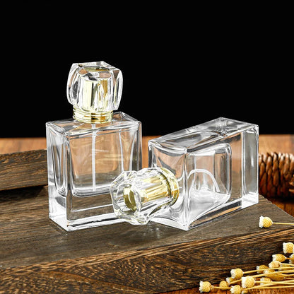 50ml Empty Fragrance Bottles Luxurious Square Model H060S50