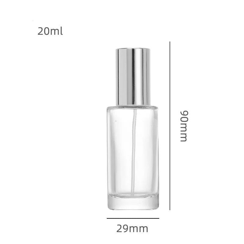 Glass Bottle Perfume Cylindrical Model H018C