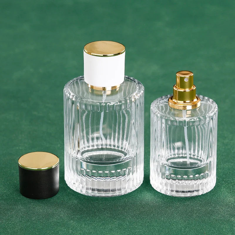 Perfume Bottles Unique Elegant Vertical Stripes Model H091R