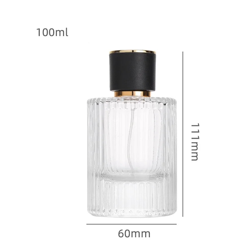 Perfume Bottles Unique Elegant Vertical Stripes Model H091R