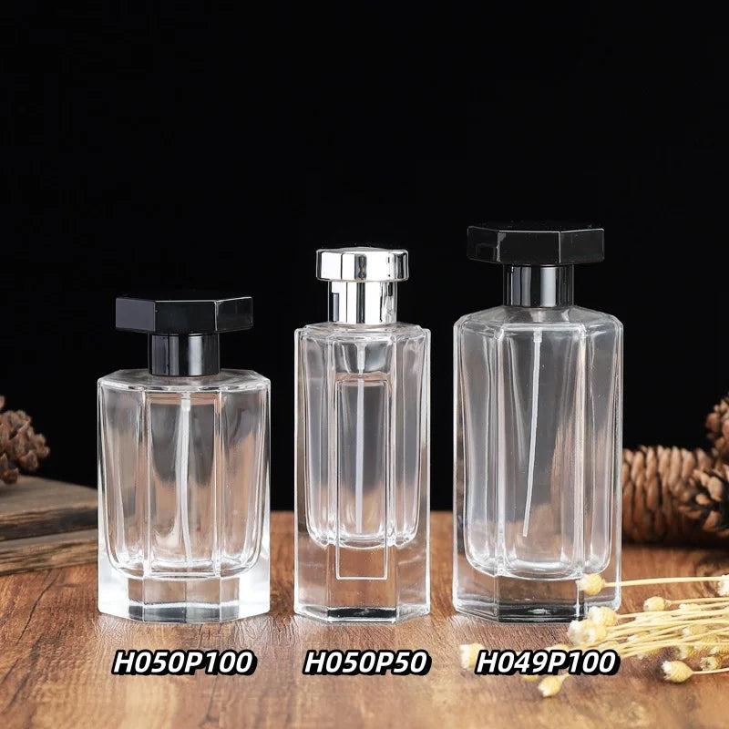 Perfume Oil Bottles Wholesale Model H049 H050 Polygon Prism