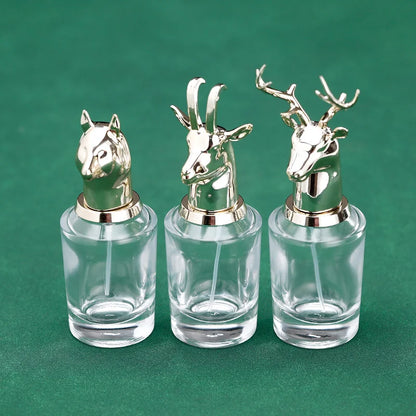 Customizable Perfume Bottles Model H038R30 Animal Head Bottle Cap