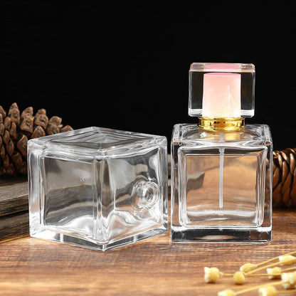 Luxury Perfume Bottles Wholesale Cube Model H057S100