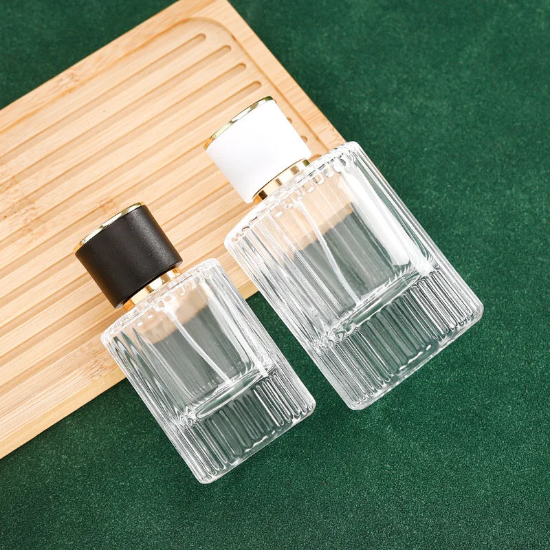 Perfume Bottles Unique Elegant Vertical Stripes Model H091R