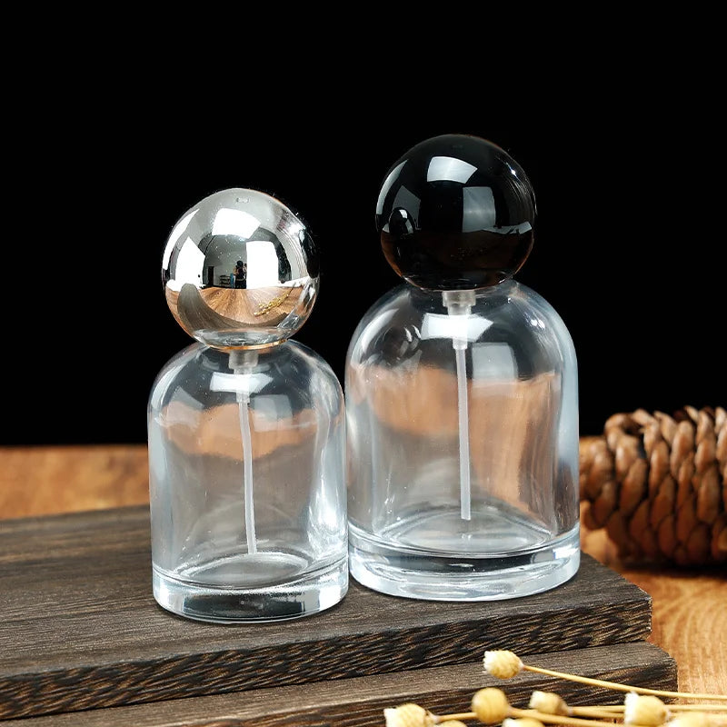 Empty Bottle Perfume Round Body with Ball Cap Model H014R