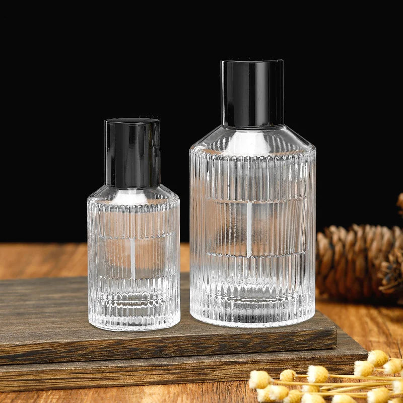 For Sale Perfume Bottles Model H019R Striping Glass