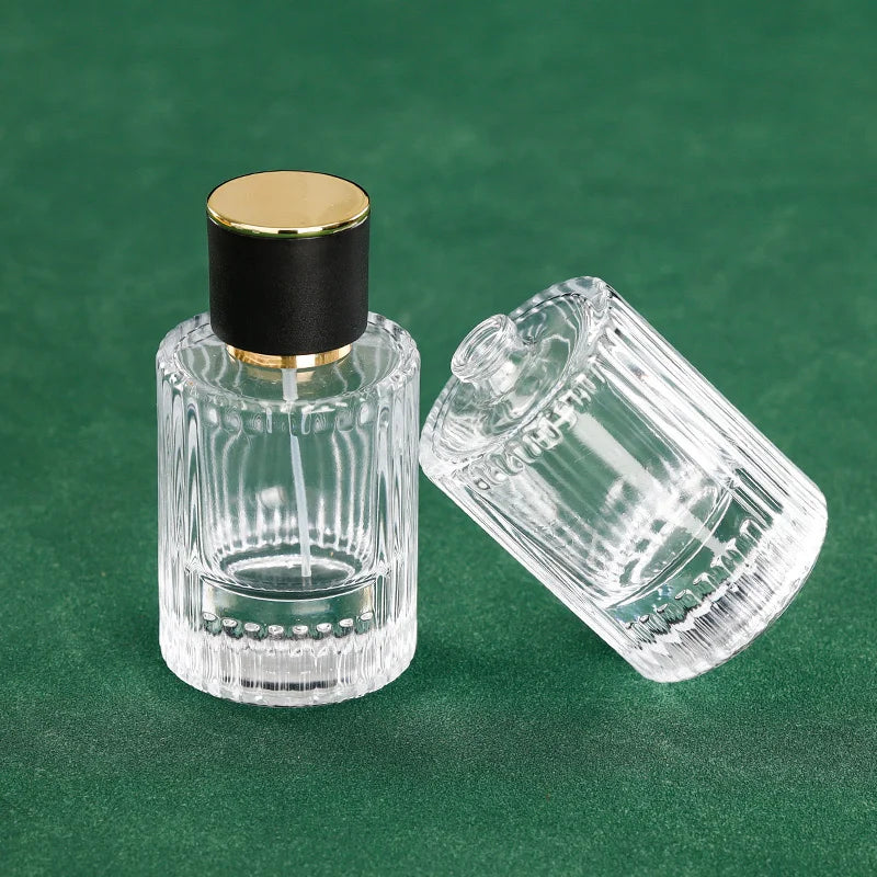 Perfume Bottles Unique Elegant Vertical Stripes Model H091R