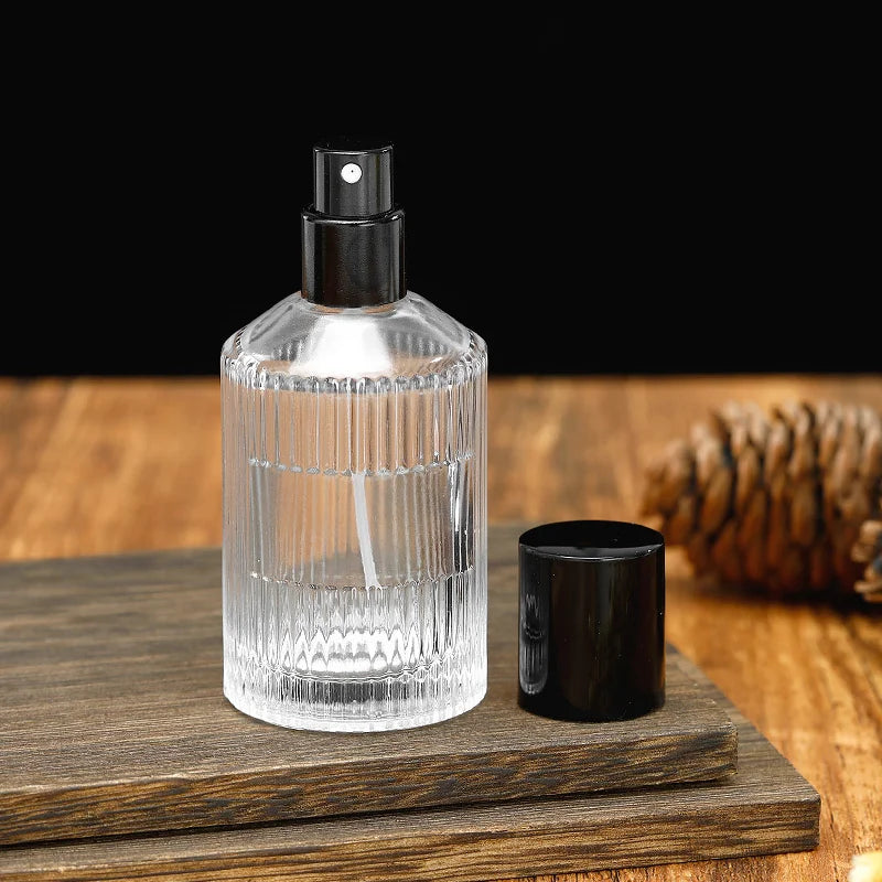 For Sale Perfume Bottles Model H019R Striping Glass