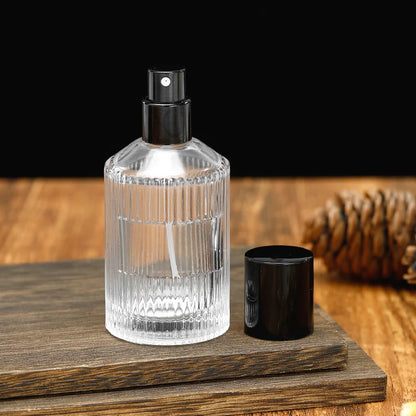 For Sale Perfume Bottles Model H019R Striping Glass