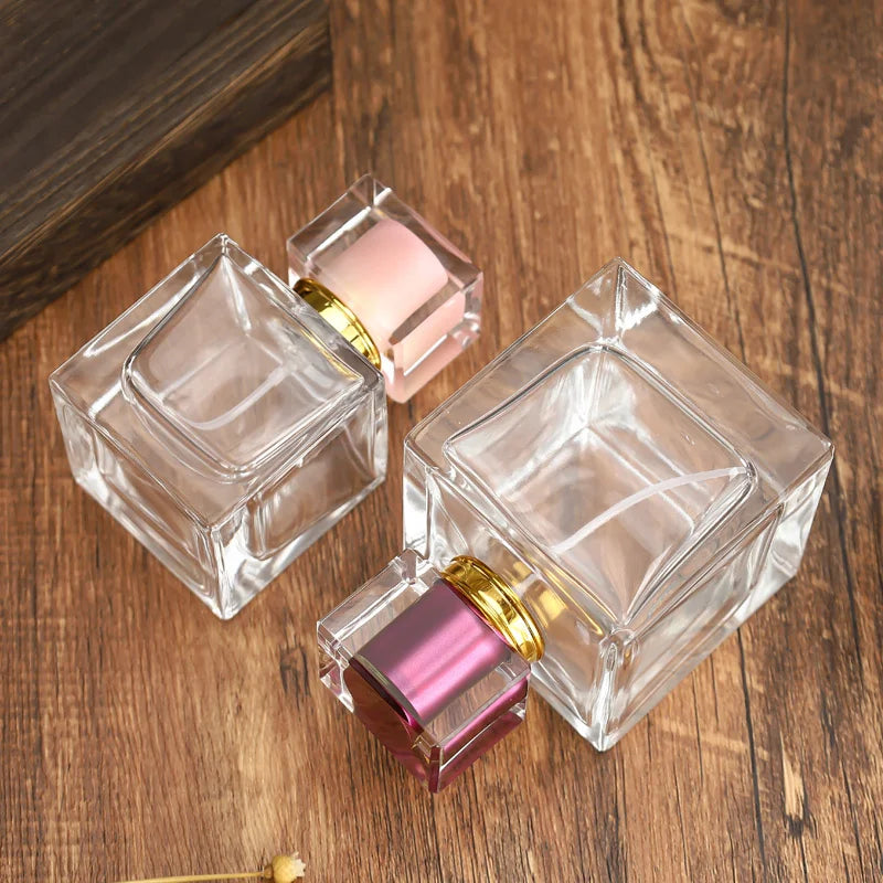 Square Perfume Bottles Wholesale Model H055S