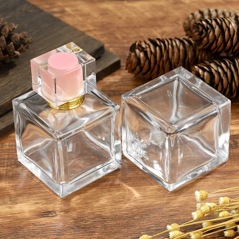 Luxury Perfume Bottles Wholesale Cube Model H057S100