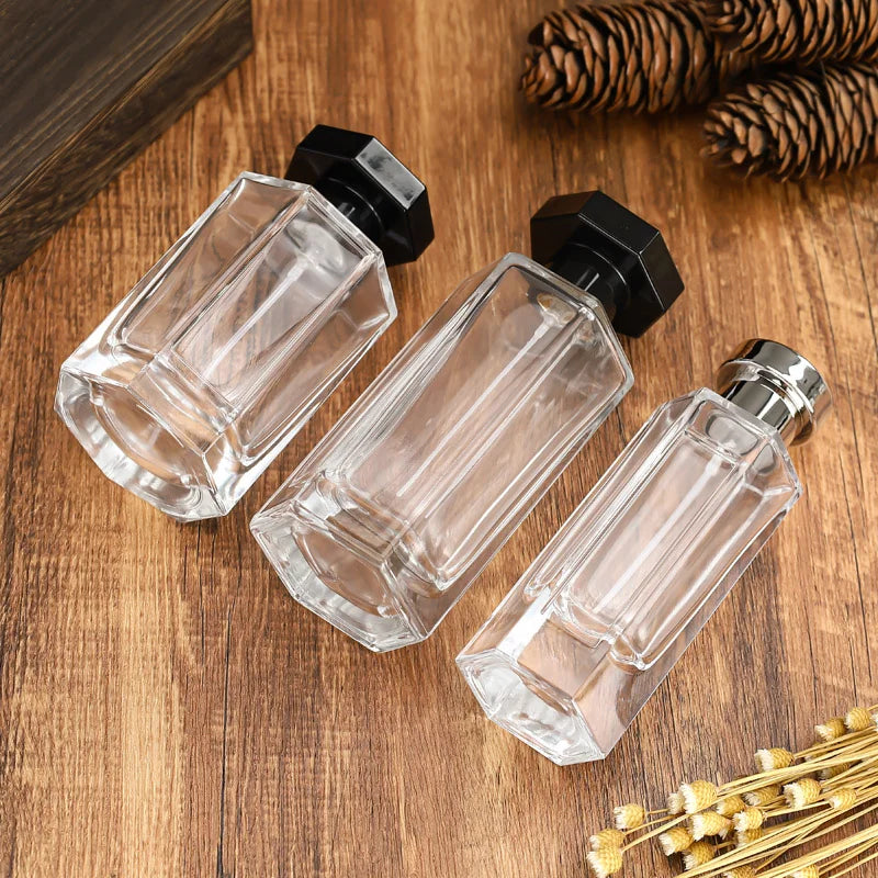 Perfume Oil Bottles Wholesale Model H049 H050 Polygon Prism