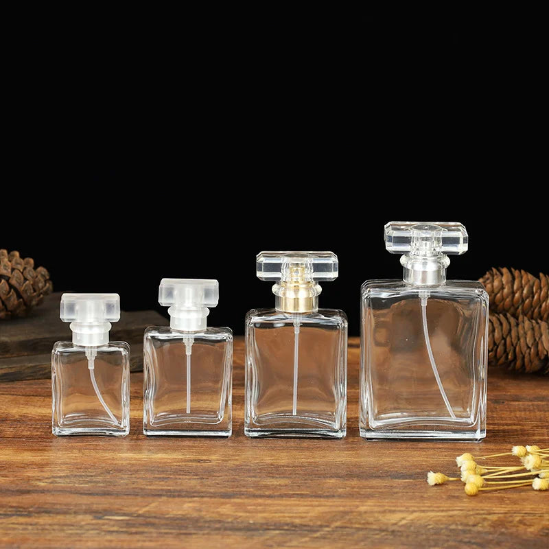 Wholesale Perfume Oil Bottles Square Glass Model H053S