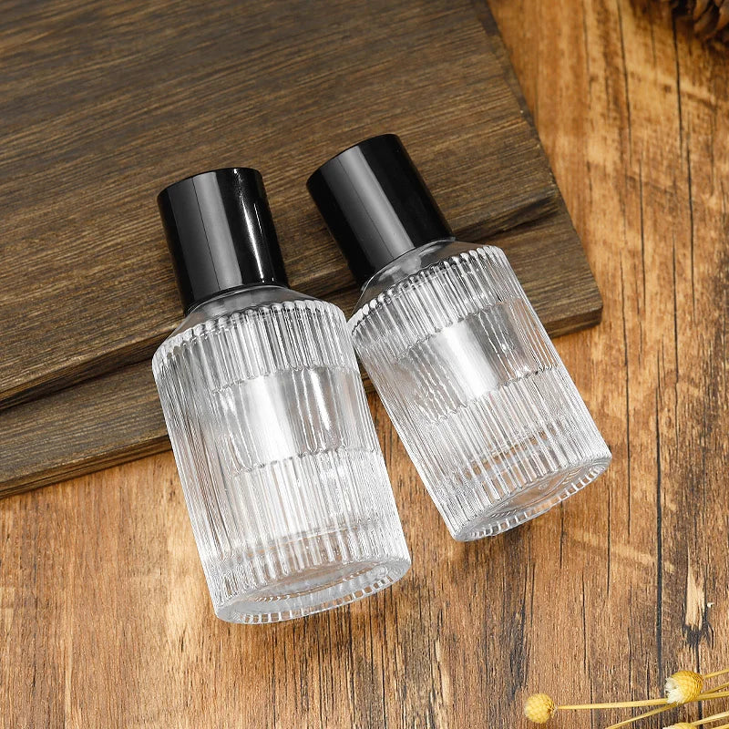 For Sale Perfume Bottles Model H019R Striping Glass