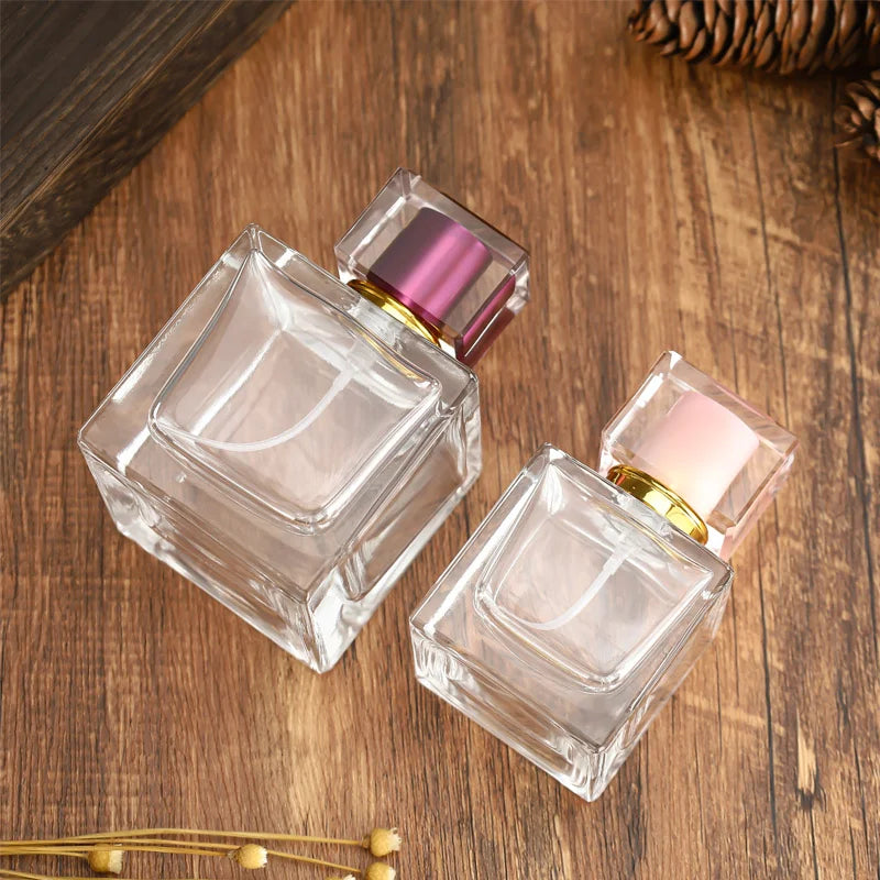 Square Perfume Bottles Wholesale Model H055S