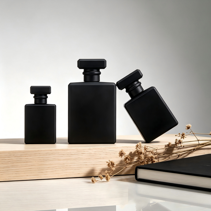 Square 50ml Perfume Bottle Rectangular Bayonet 30ml Spray Subpacking 100ml Perfume Bottle Empty Bottle High Grade