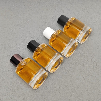 50ml Luxury Round Glass Perfume Bottle Empty Fragrance Packaging Bottle Thick Bottom Perfume Spray Bottle Custom Logo OEM ODM