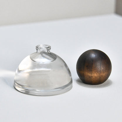 Ball Cap Cone Perfume Bottle 30ML Bayonet Perfume Bottle Portable Perfume Dispenser Glass Spray Bottle