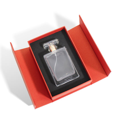 Luxury Wholesale Book Shape Paper Box for Perfume Sample Personalized Perfume Sample Box Rigid Box With Foam Insert