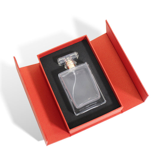Luxury Wholesale Book Shape Paper Box for Perfume Sample Personalized Perfume Sample Box Rigid Box With Foam Insert