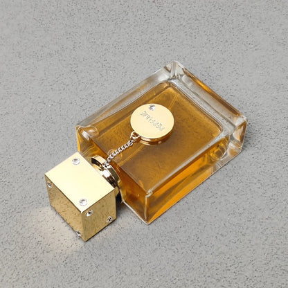 Luxury Perfume Bottle 100ml with Gold Cap and Chain for Women Custom Packaging Box Available