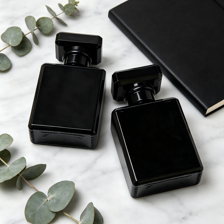 Square 50ml Perfume Bottle Rectangular Bayonet 30ml Spray Subpacking 100ml Perfume Bottle Empty Bottle High Grade