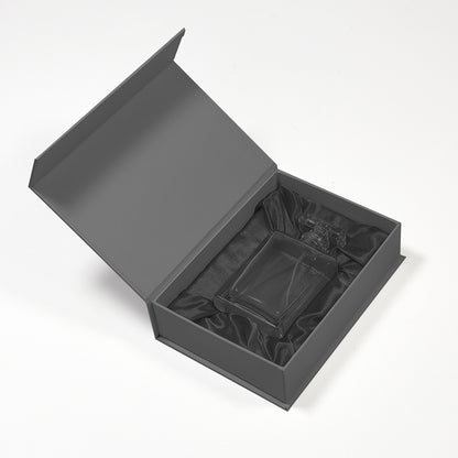 Custom Luxury 50ml Perfume Box Packaging Small Cardboard Drawers Pull Empty Design for Gift Sample Sponge Matt Lamination