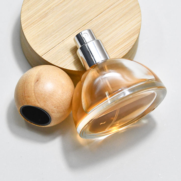 Ball Cap Cone Perfume Bottle 30ML Bayonet Perfume Bottle Portable Perfume Dispenser Glass Spray Bottle