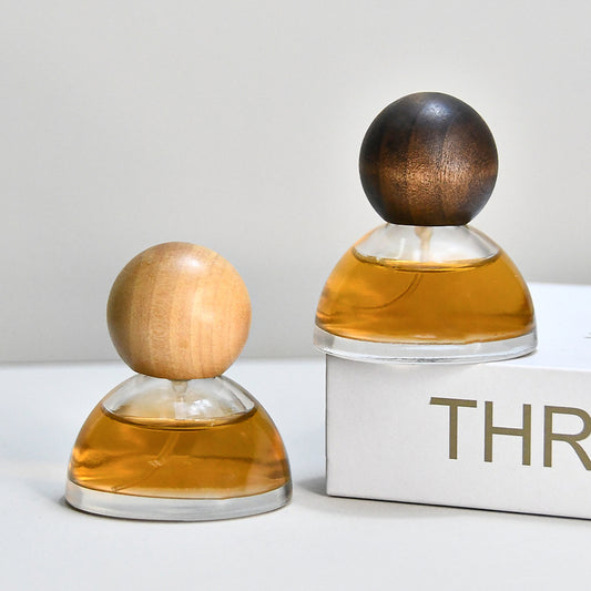 Ball Cap Cone Perfume Bottle 30ML Bayonet Perfume Bottle Portable Perfume Dispenser Glass Spray Bottle