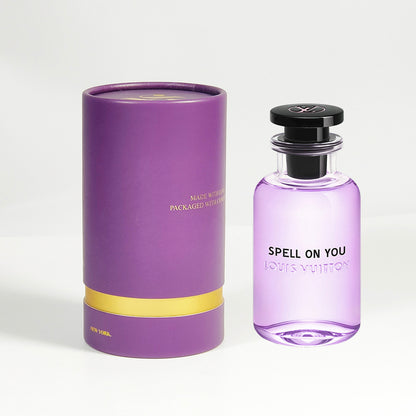 New Style Black Perfume Cylinder Gift Box 2mm Thick Premium Paper Cardboard UV Foil Embossing Matt Lamination Tray for Cosmetics