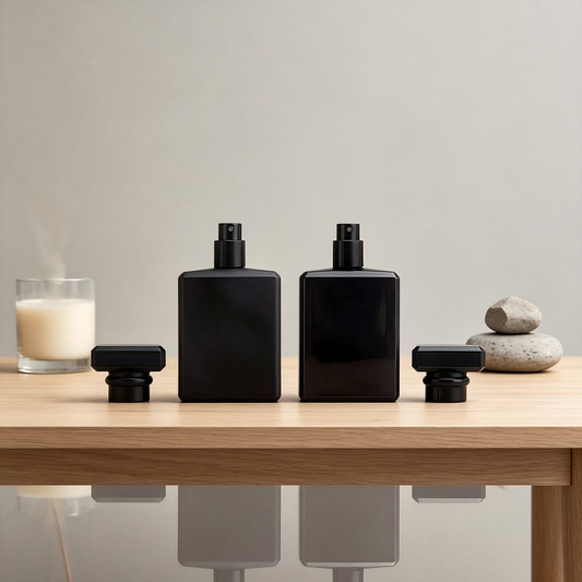 Square 50ml Perfume Bottle Rectangular Bayonet 30ml Spray Subpacking 100ml Perfume Bottle Empty Bottle High Grade