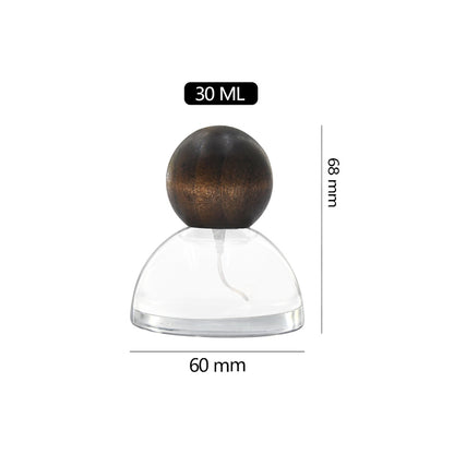Ball Cap Cone Perfume Bottle 30ML Bayonet Perfume Bottle Portable Perfume Dispenser Glass Spray Bottle