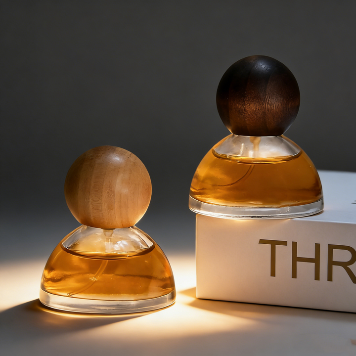 Ball Cap Cone Perfume Bottle 30ML Bayonet Perfume Bottle Portable Perfume Dispenser Glass Spray Bottle