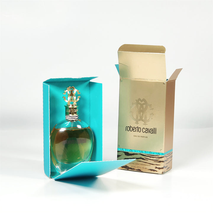 Foldable Perfume Box with Matt Lamination UV Coating Embossing Featuring Sponge Liner and Folder Design