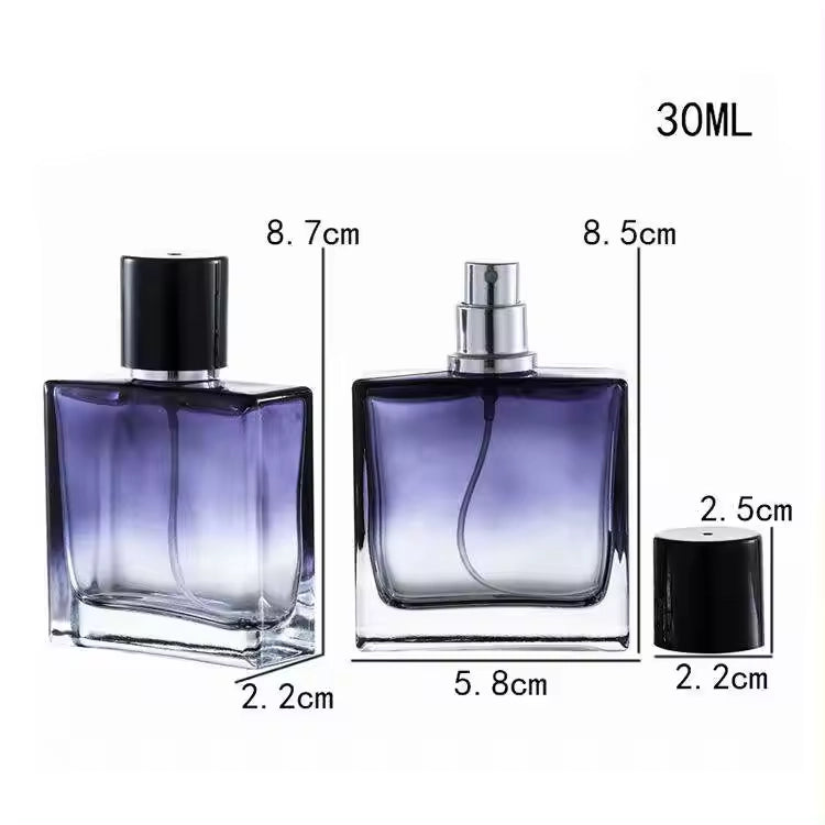 30ml purple perfume bottle dimension