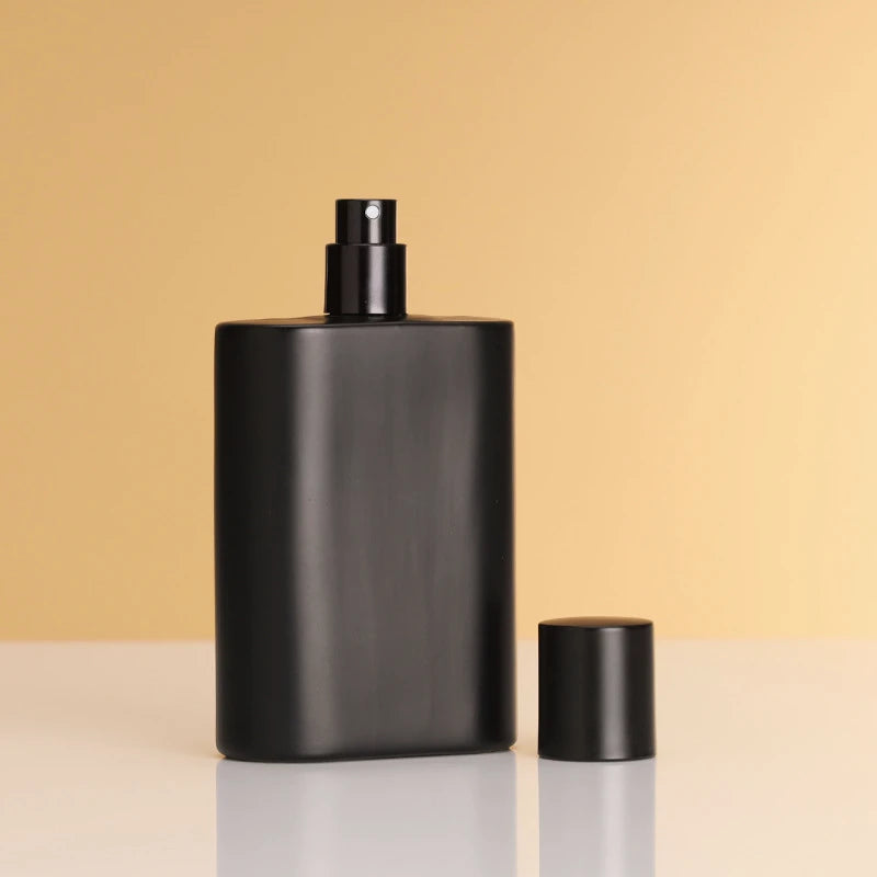 Black Perfume Bottle Matte Surface