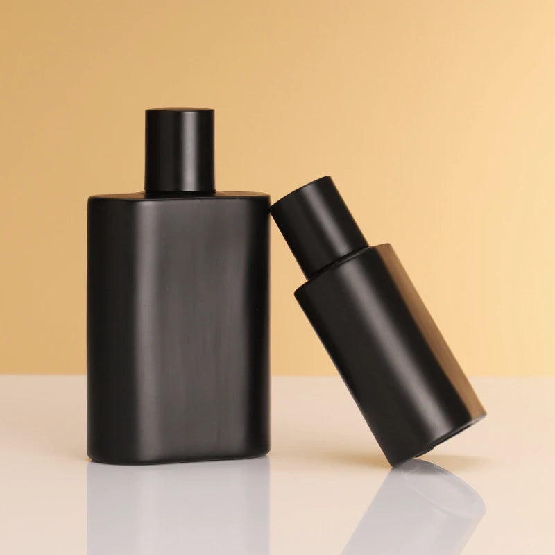 Black Perfume Bottle Matte Surface