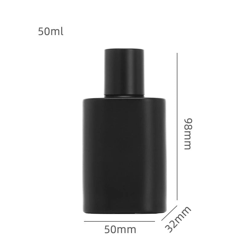 Black Perfume Bottle Matte Surface