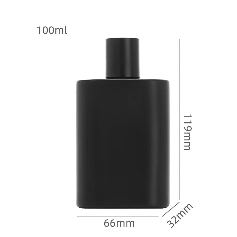 Black Perfume Bottle Matte Surface