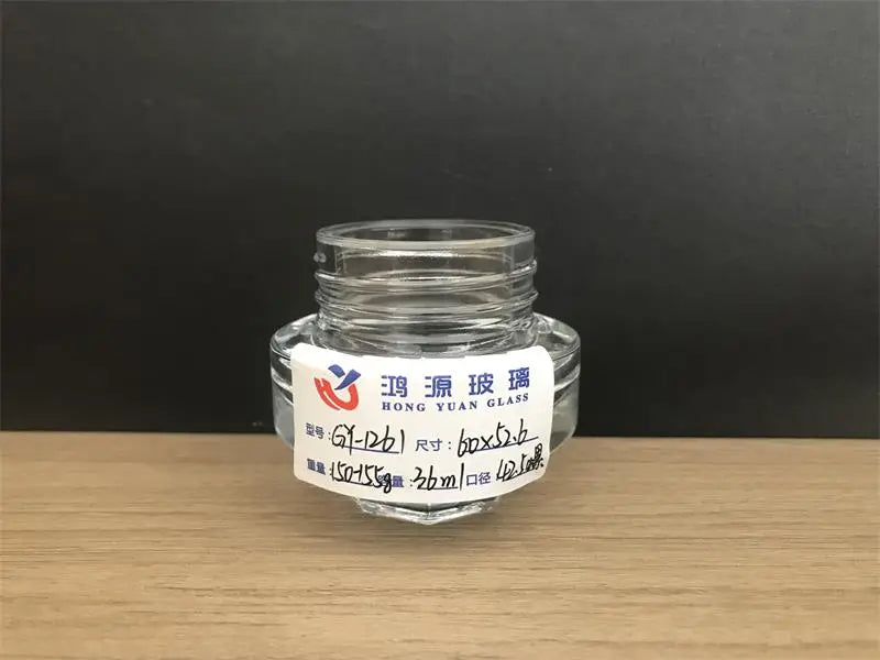  glass cream jar