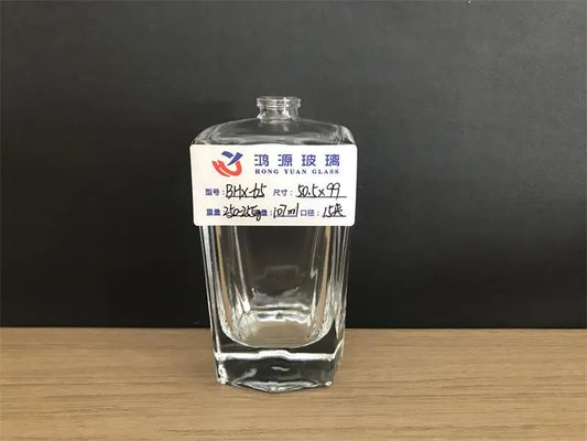 clear glass perfume bottle 100ml