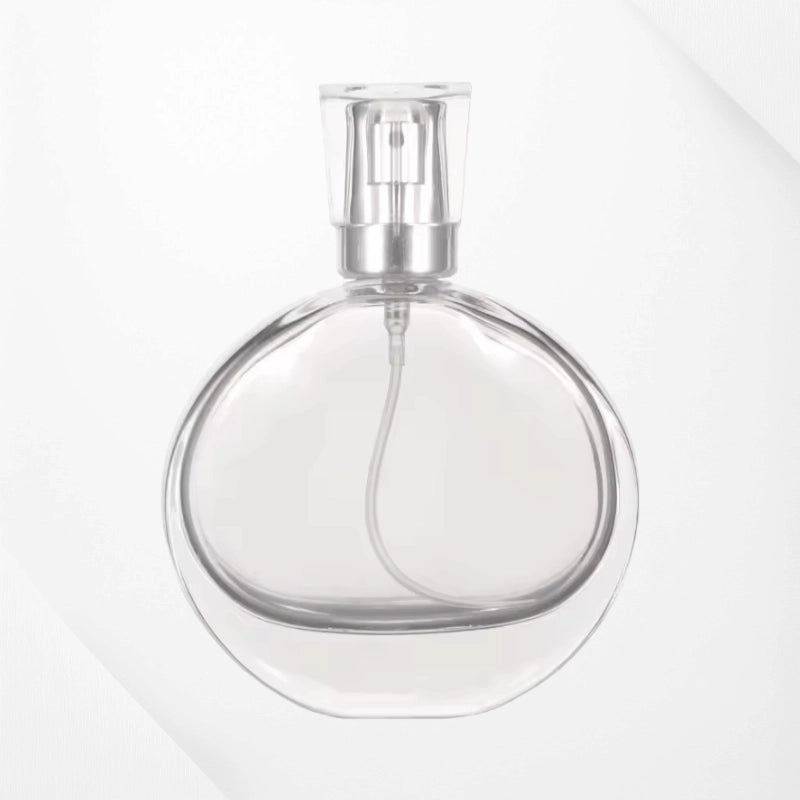 Cute Perfume Bottle Apple Shape Ultra Clear Glass Acrylic Cap