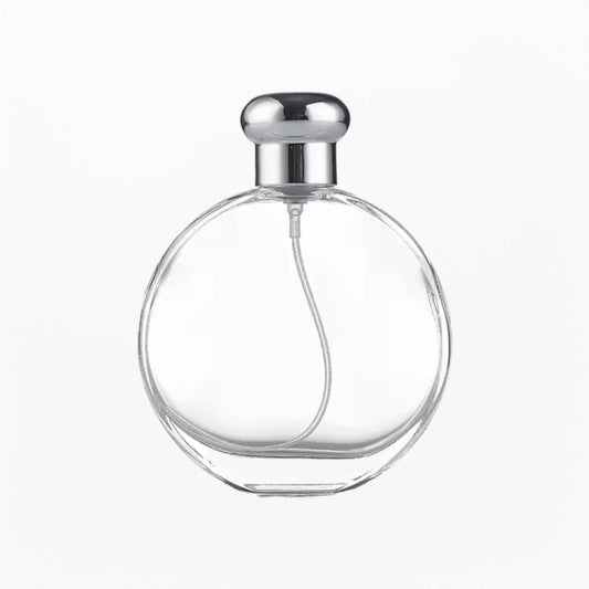 Elegant Perfume Bottle Round Shape Body with Cute Cap